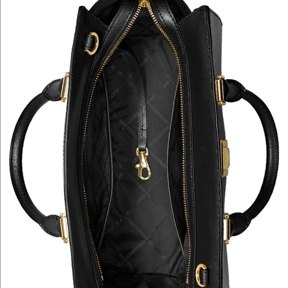 Michael Kors Sylvia Crossgrain leather top Zip bag - Picture 3 of 4